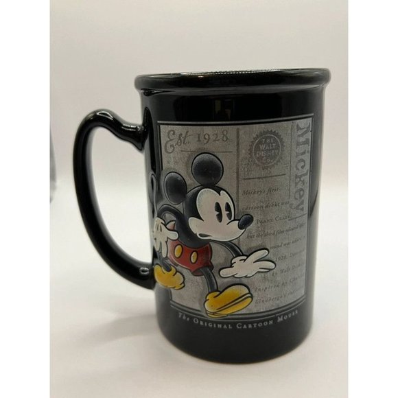 Disney Store The Original Cartoon Mouse 3D Mickey Mouse Black 16oz Coffe… - Picture 9 of 9